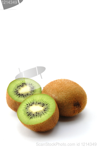 Image of kiwi fruit isolated on white background