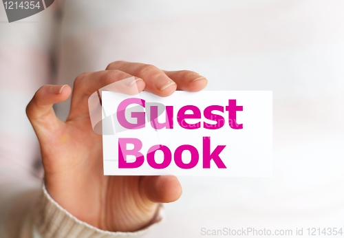 Image of guest book