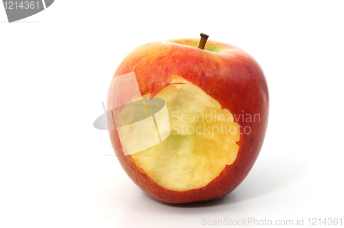 Image of apple on white