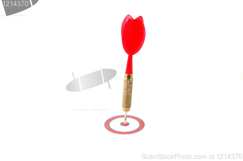 Image of Dart arrow hit the target