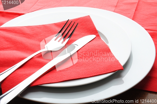 Image of stainless fork and knife 