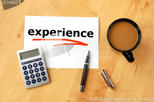 Image of experience