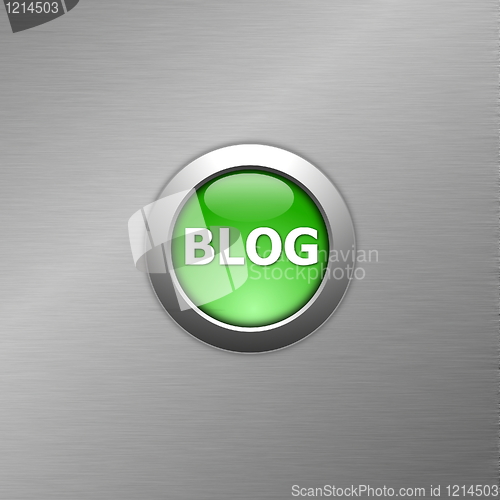 Image of green blog button