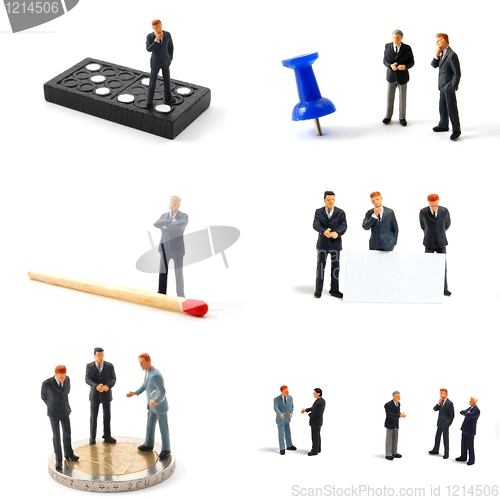 Image of business man collection