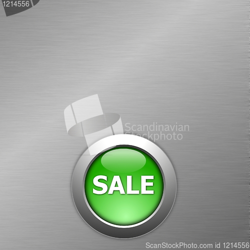 Image of green sale button