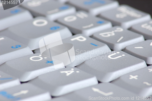 Image of keyboard of laptop computer