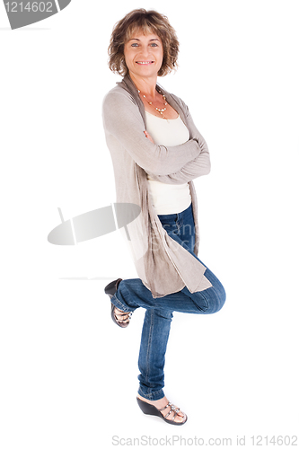 Image of Senior woman posing in style