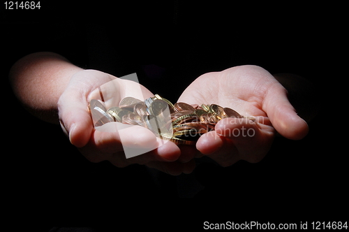 Image of hands with money