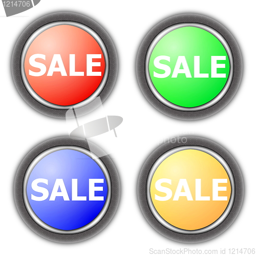 Image of sale button collection