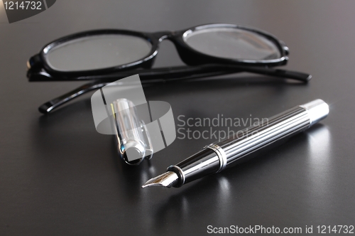 Image of black business pen