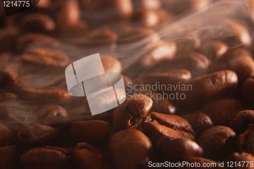 Image of roasting coffee