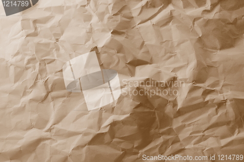 Image of wrinkled and crushed paper