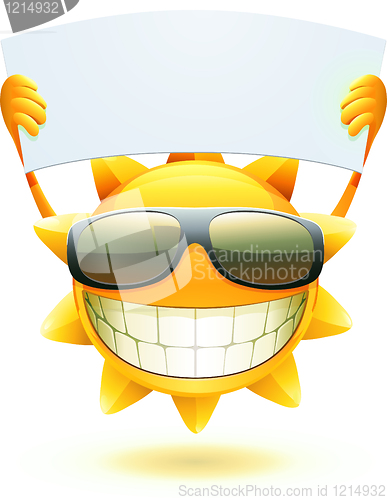 Image of happy summer sun