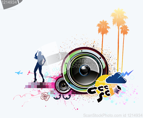 Image of abstract party background 