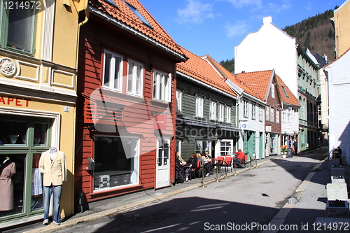 Image of Street in the city of Bergen, Norway