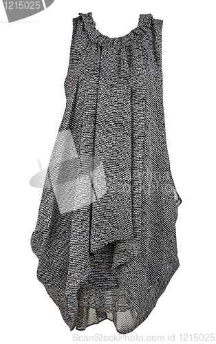 Image of gray and stylish women's dress