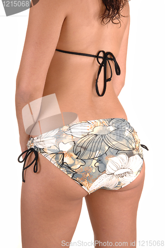 Image of Bikini girl from the back.