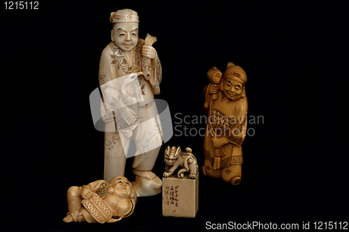 Image of Ivory figurine china japan