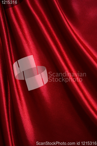 Image of Smooth elegant red silk 