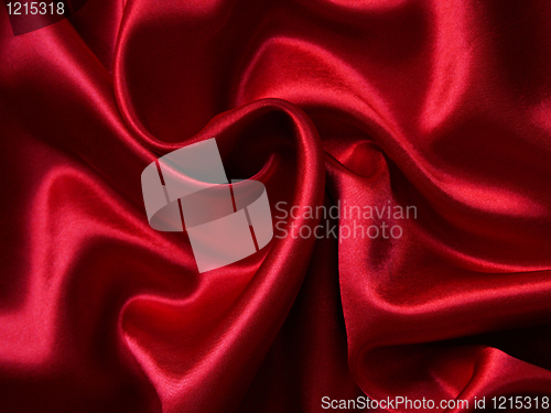 Image of Smooth elegant red silk can use as background 