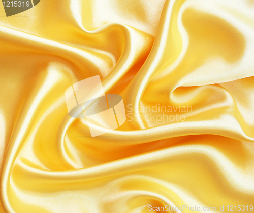 Image of Smooth elegant golden silk 