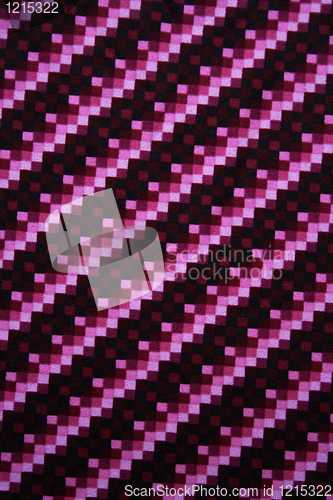 Image of Pink and lilac fabric with pattern 