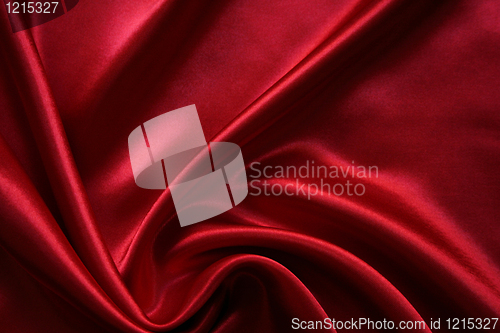 Image of Smooth elegant red silk 