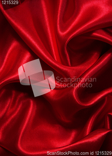 Image of Smooth elegant red silk as background 