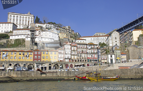 Image of Portugal. Porto city. Old historical part of Porto. Ribeira 