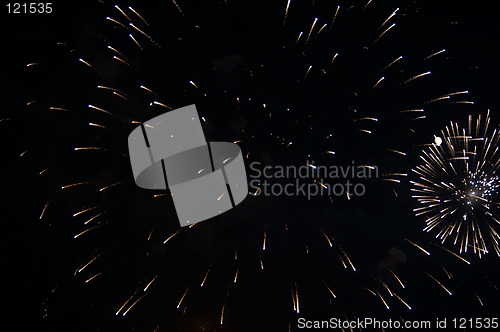 Image of Firework and moon