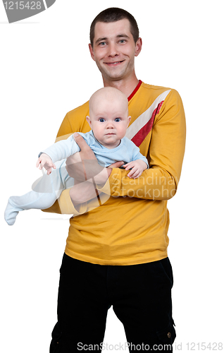 Image of Dad with a baby