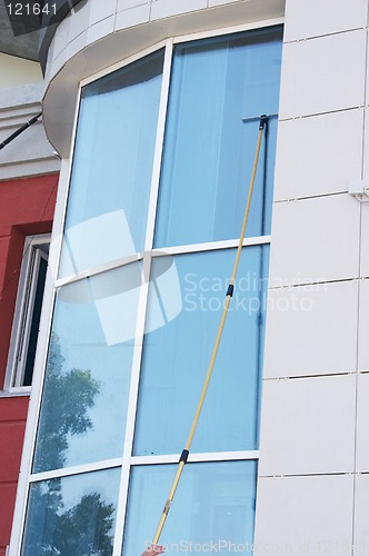 Image of Cleaning office window