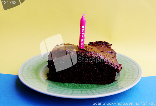 Image of Chocolate birthday cake