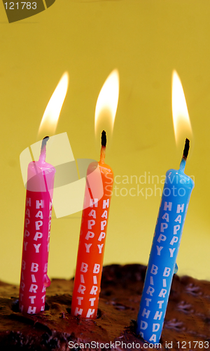 Image of Happy Birthday candles