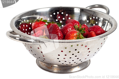 Image of Strawberries in strainer