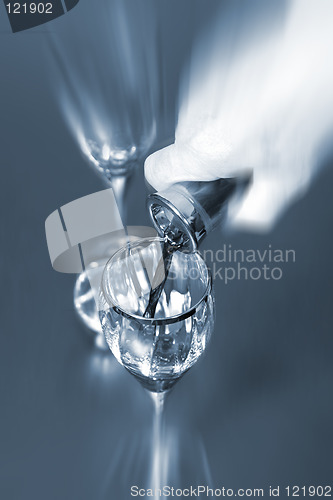 Image of pouring wine