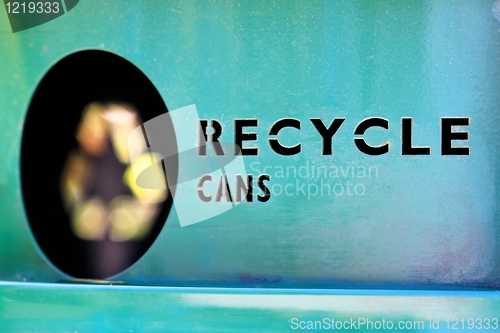 Image of recycle cans