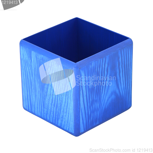 Image of Blue pencil cup