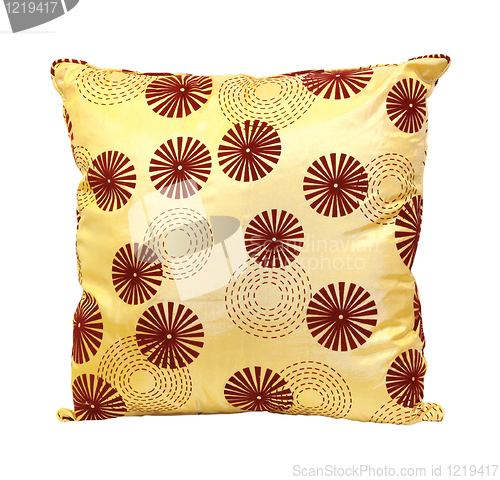 Image of Yellow pillow