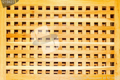 Image of Wooden grille