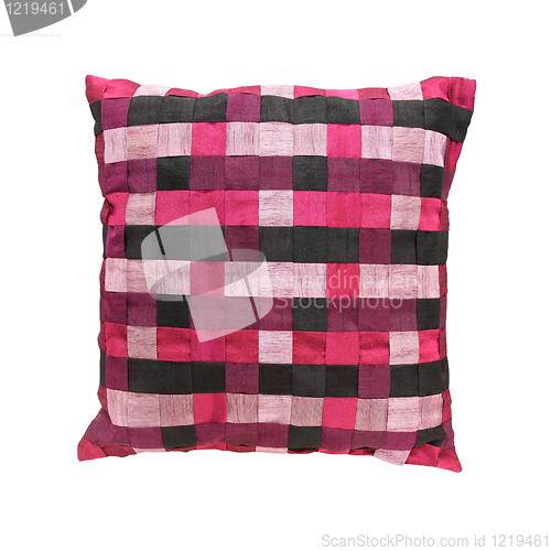 Image of Check pattern pillow