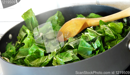 Image of Preparing spinach