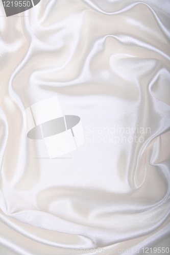 Image of Smooth elegant white silk