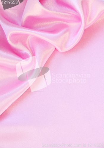 Image of Smooth elegant pink silk as background 