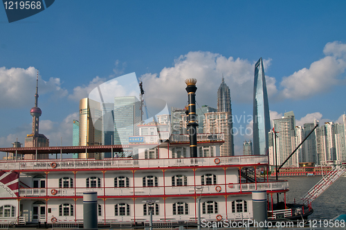 Image of shanghai pudong view from puxi 