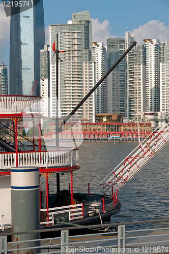 Image of shanghai pudong view from puxi 