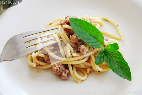 Image of Spaghetti with minced meat