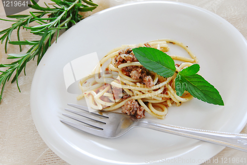 Image of Spaghetti with minced meat