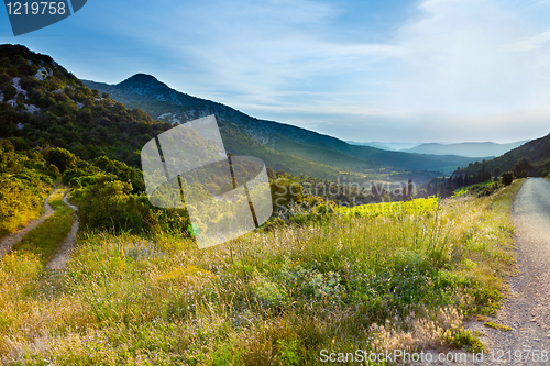 Image of Mountain landscape In southeast France