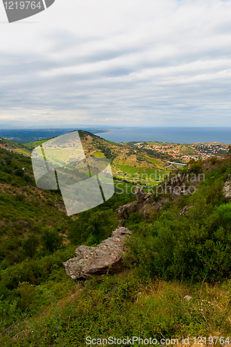 Image of Mountain landscape In southeast France